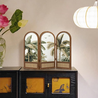 Décoration d'intérieur pliable de style tropical