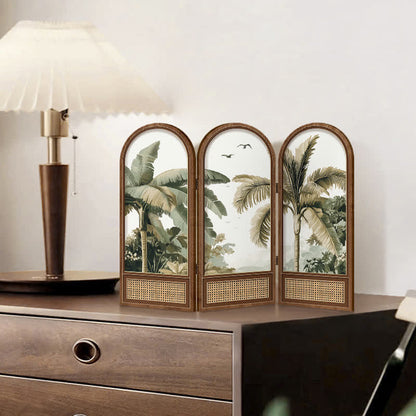 Décoration d'intérieur pliable de style tropical