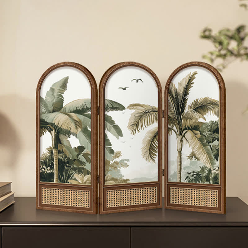 Décoration d'intérieur pliable de style tropical