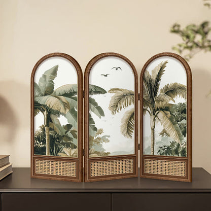 Décoration d'intérieur pliable de style tropical
