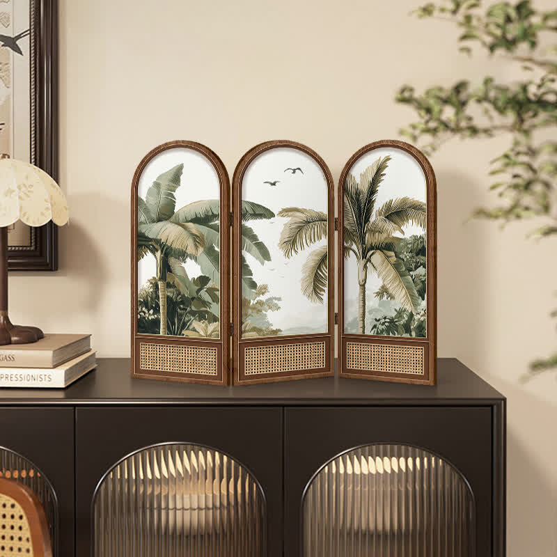 Décoration d'intérieur pliable de style tropical