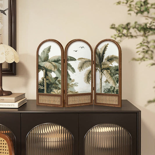 Décoration d'intérieur pliable de style tropical