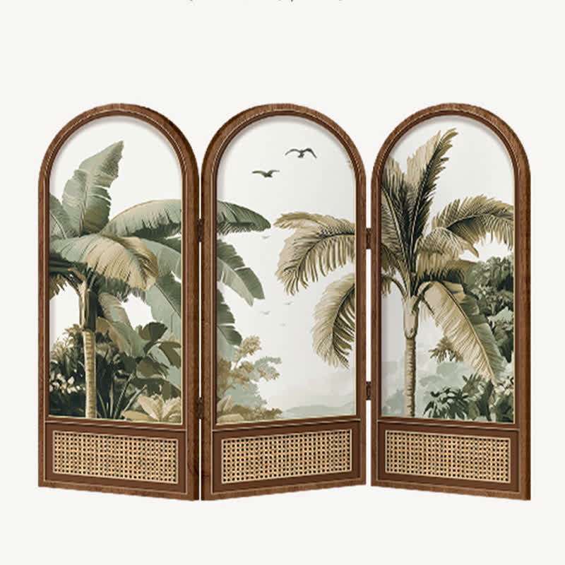 Décoration d'intérieur pliable de style tropical
