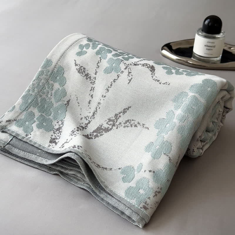 Couette simple et respirante en fibres de bambou de style rural
