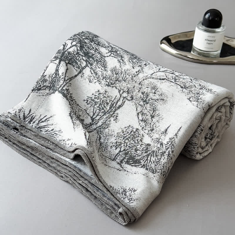 Couette respirante et douce en fibre de bambou au format paysage