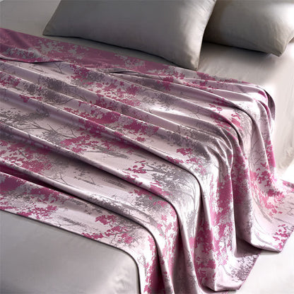 Couette confortable en jacquard de fibres lyocell de style forestier