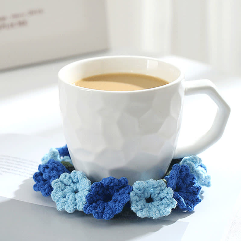 Dessous de verre au crochet fait main en muguet