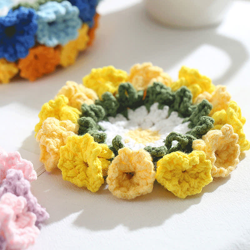 Dessous de verre au crochet fait main en muguet