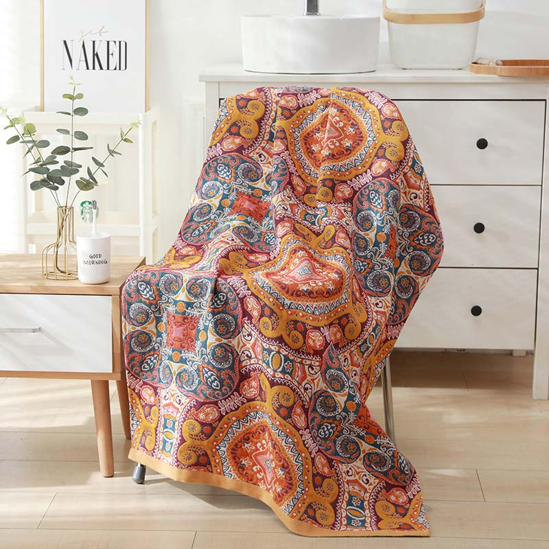 Serviette de plage réversible imprimée Ownkoti