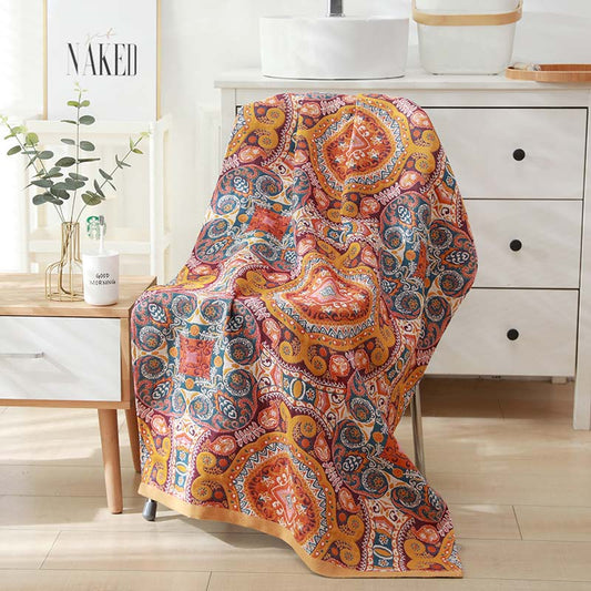 Serviette de plage réversible imprimée Ownkoti
