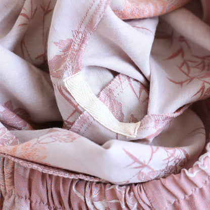 Ensemble de pyjama vintage en coton et bambou à fleurs