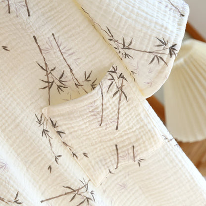Peignoir pyjama en gaze de coton de bambou