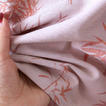 Chemise de nuit vintage en gaze de coton et bambou jacquard