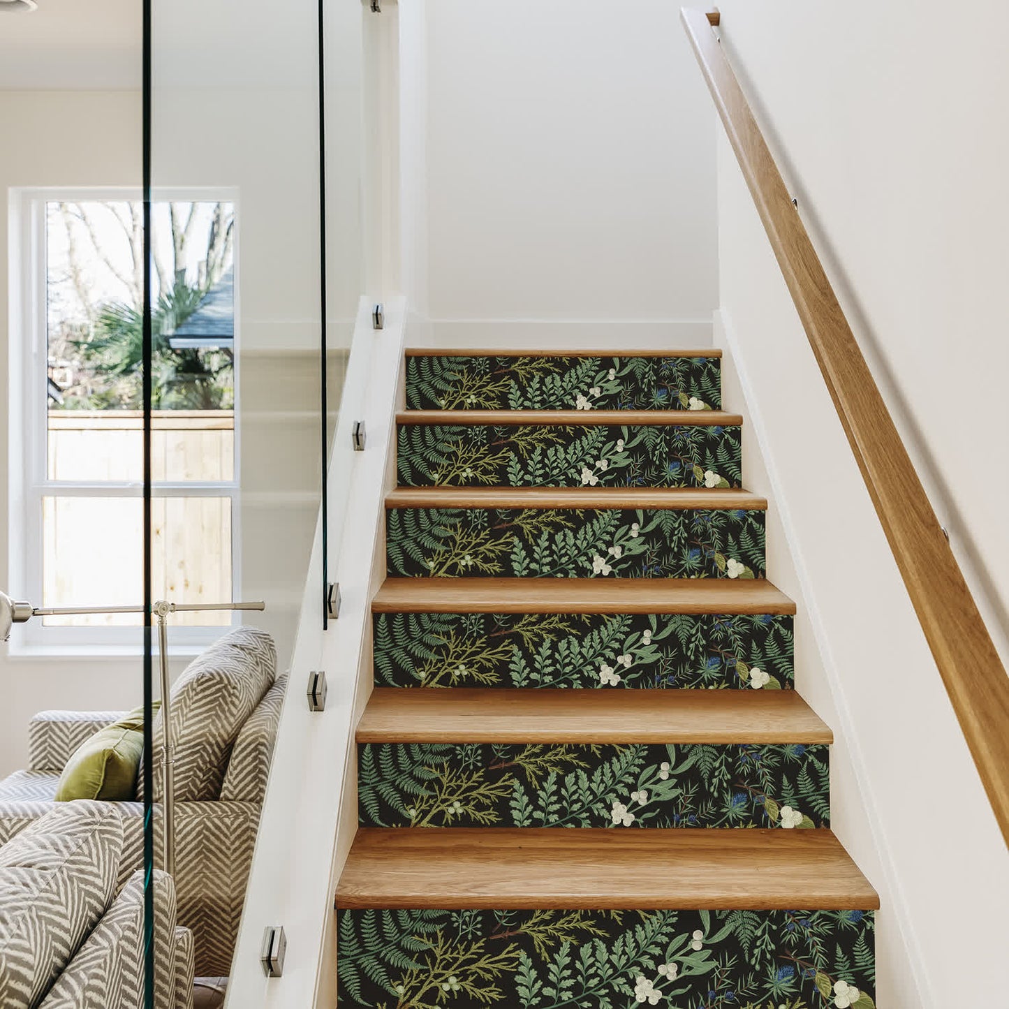 Autocollants imperméables pour marches d'escalier rurales