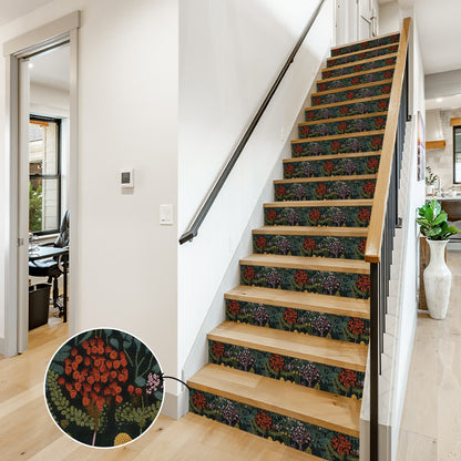 Autocollants d'escalier rétro, décoller et coller, imperméables