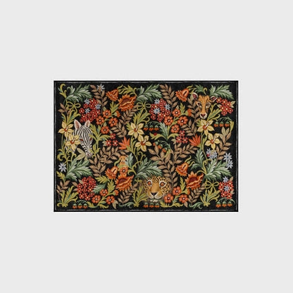 Tapis lavable et antidérapant « Jungle tropicale » pour l'intérieur et l'extérieur