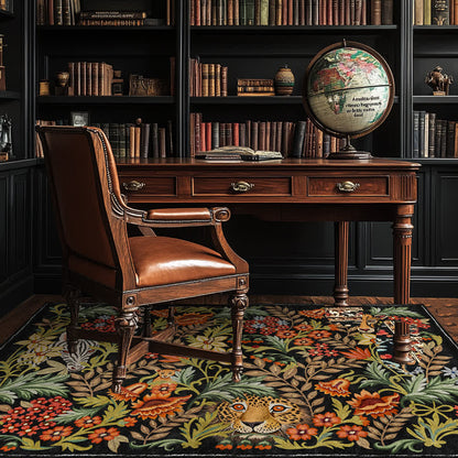 Tapis lavable et antidérapant « Jungle tropicale » pour l'intérieur et l'extérieur