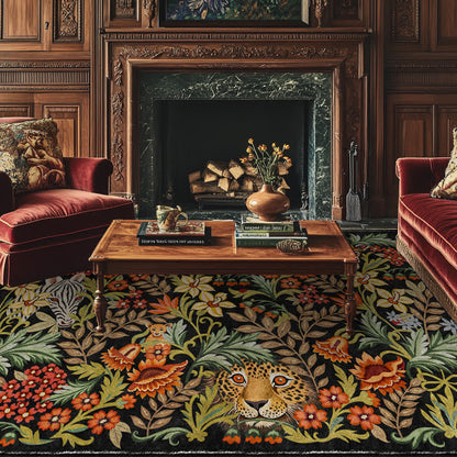Tapis lavable et antidérapant « Jungle tropicale » pour l'intérieur et l'extérieur