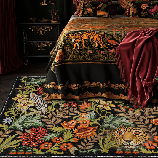 Tapis lavable et antidérapant « Jungle tropicale » pour l'intérieur et l'extérieur