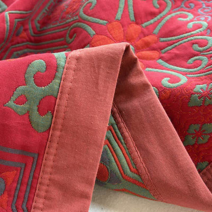 Couette en gaze à trois couches en coton vintage
