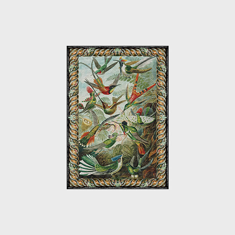 Tapis durable et antidérapant « Rural Bird » pour l'intérieur et l'extérieur