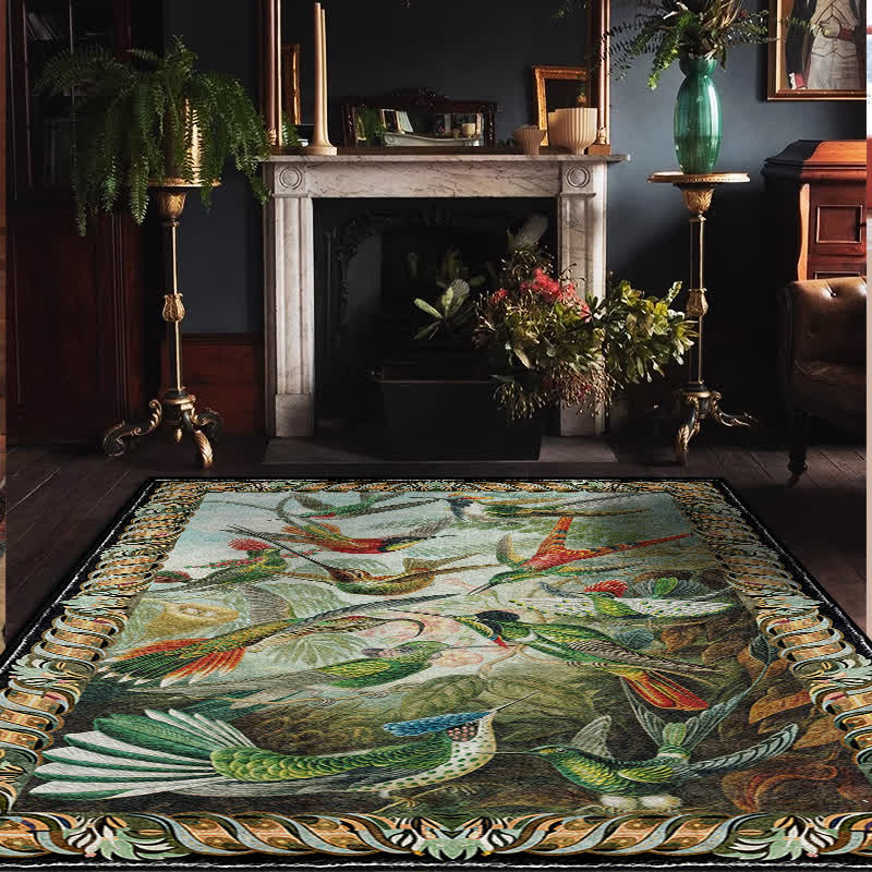 Tapis durable et antidérapant « Rural Bird » pour l'intérieur et l'extérieur