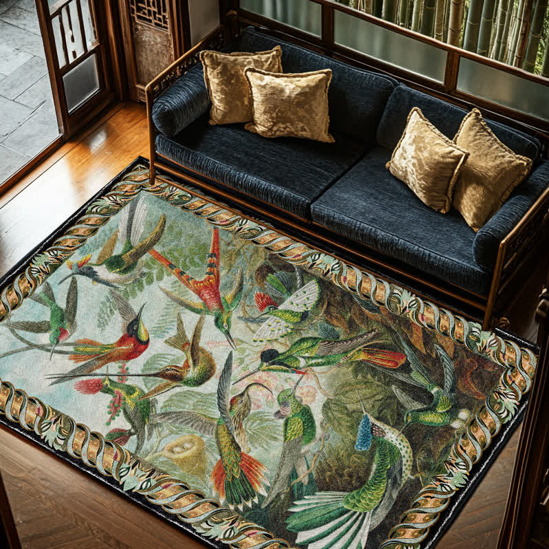Tapis durable et antidérapant « Rural Bird » pour l'intérieur et l'extérieur