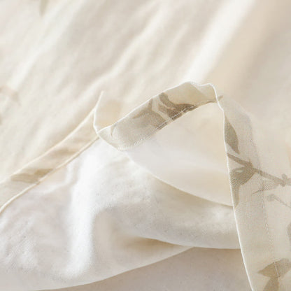 Ensemble pyjama en fibre de bambou avec imprimé bambou vintage