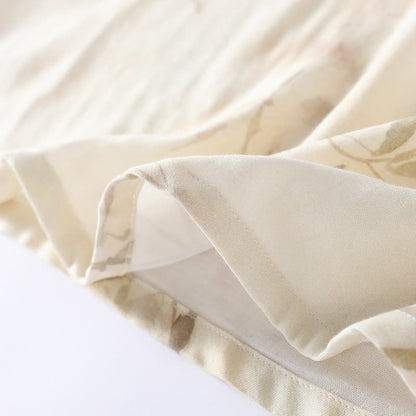 Ensemble pyjama en fibre de bambou avec imprimé bambou vintage