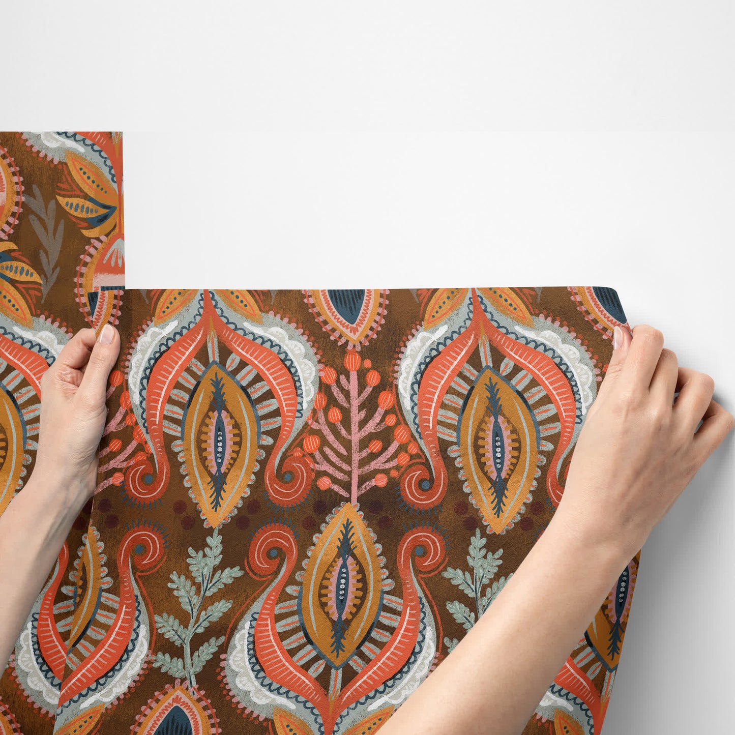 Papier peint décoratif exotique amovible à décoller et à coller