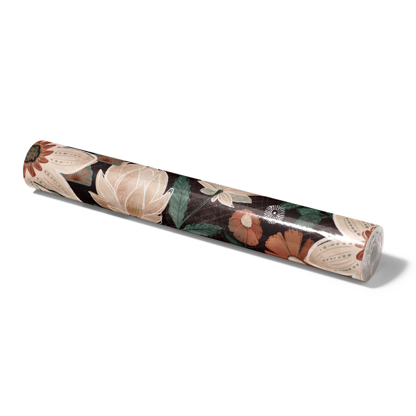 Papier peint floral bohème amovible à faire soi-même