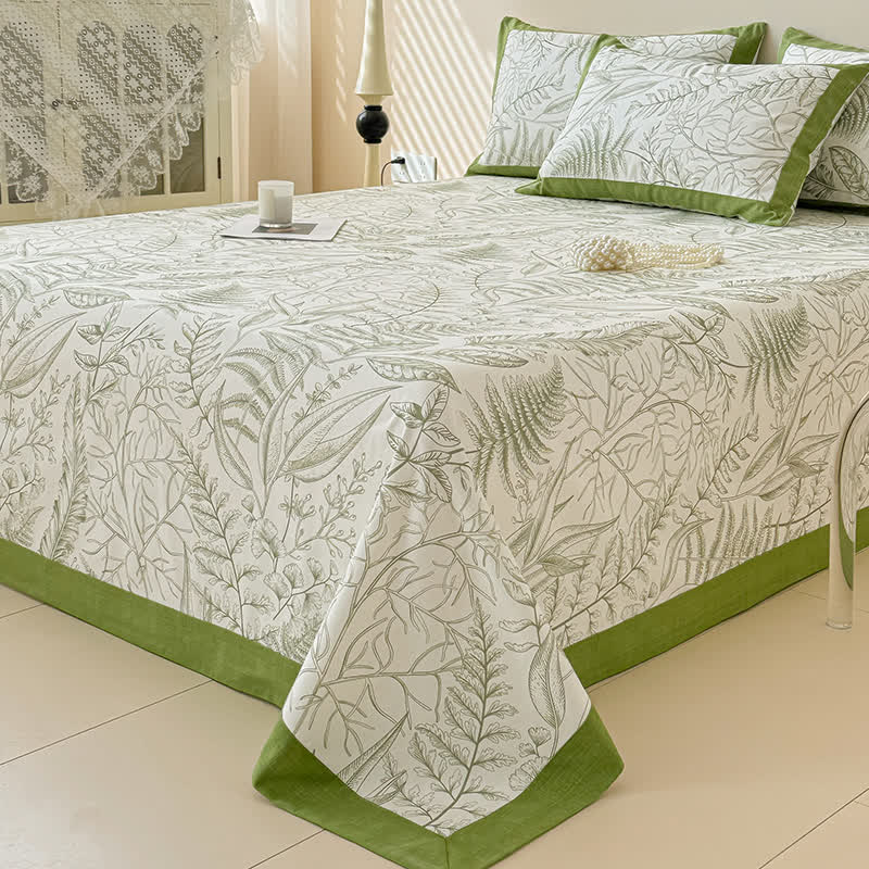 Couette fraîche et élégante en coton botanique