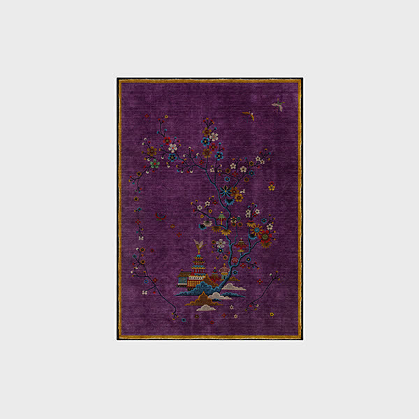 Tapis de paysage naturel lavable et antidérapant