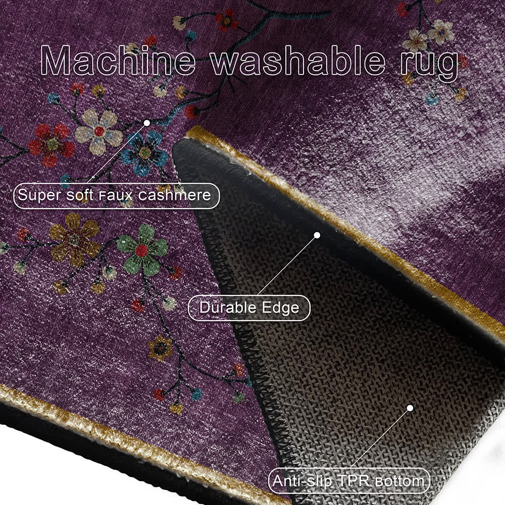 Tapis de paysage naturel lavable et antidérapant