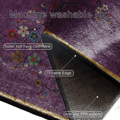 Tapis de paysage naturel lavable et antidérapant