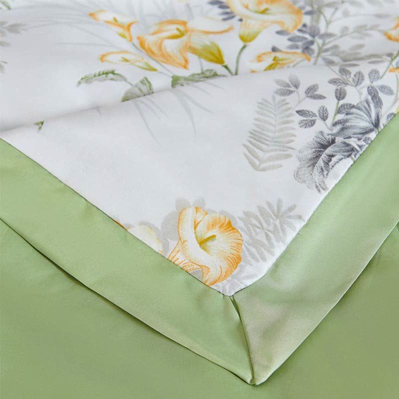 Couette d'été douce aux motifs floraux pastoraux