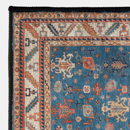 Tapis ethnique persan antidérapant pour l'intérieur et l'extérieur