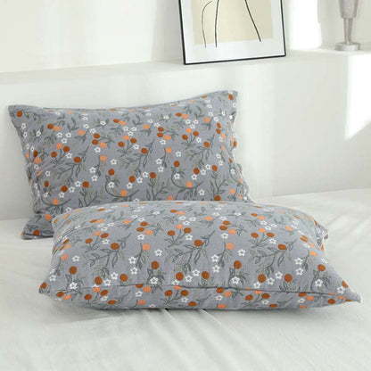 Taies d'oreiller à motif floral Country Ownkoti (lot de 2)