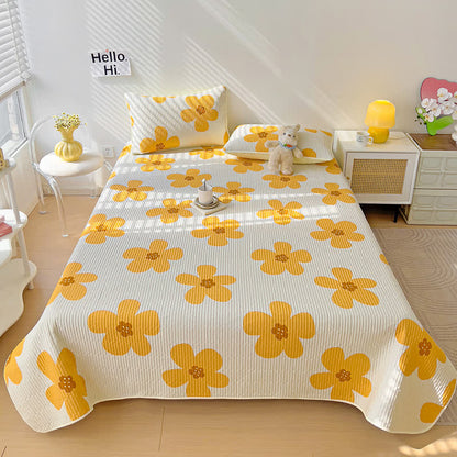 Couette en coton à imprimé floral rustique