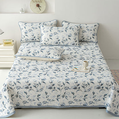 Couette à imprimé floral rustique