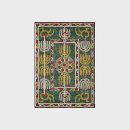 Tapis pliable antidérapant de style ethnique bohème
