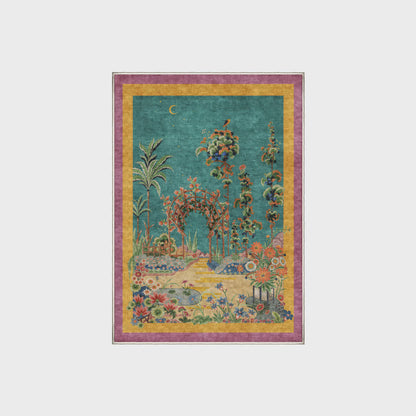 Tapis antidérapant paysage naturel pour usage intérieur et extérieur