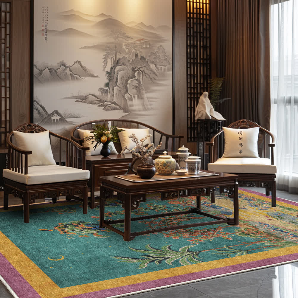 Tapis antidérapant paysage naturel pour usage intérieur et extérieur