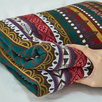 Couette de style ethnique rétro en gaze de coton