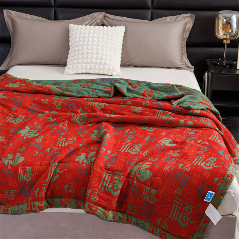 Couette d'été rétro en coton