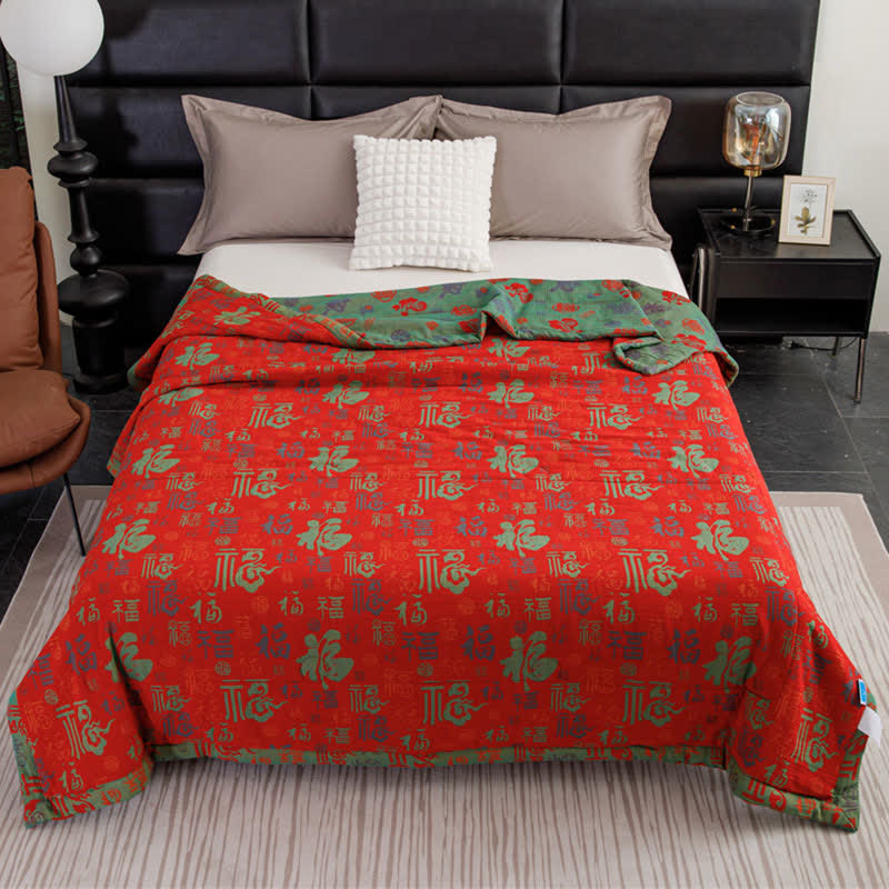 Couette d'été rétro en coton