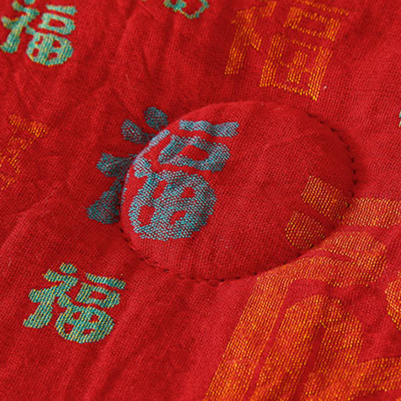 Couverture d'été réversible en coton rétro et de bon augure - image 10
