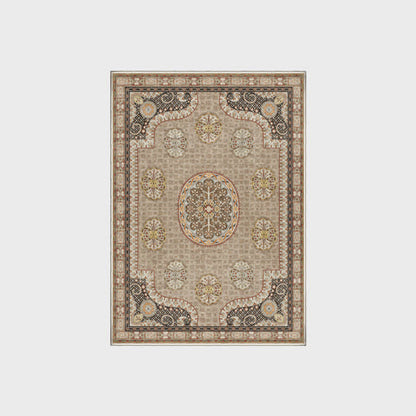 Tapis persan luxueux, antidérapant et lavable