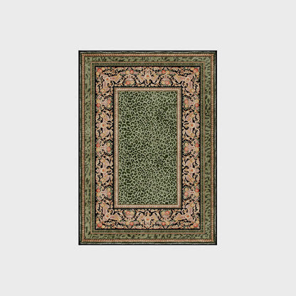 Tapis antidérapant style léopard baroque pour l'intérieur et l'extérieur
