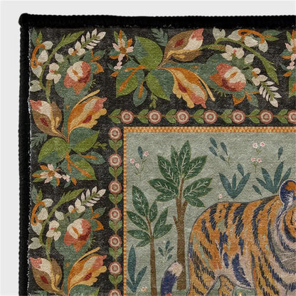 Tapis antidérapant, lavable et doux « Tigre de la jungle »